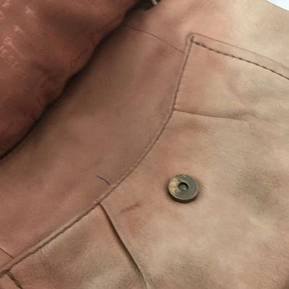 FOSSIL CROSSBODY TAN LEATHER BAG - Picture 11 of 12